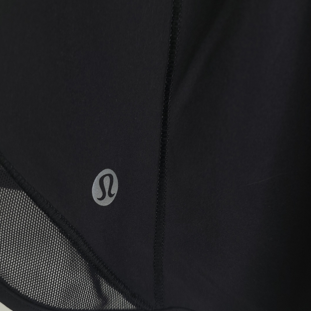 Lululemon Hotty Hot Short *Long 4" Black Size 14 Tall - Picture 10 of 10